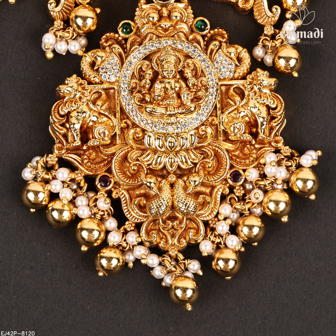 Short Necklace Premium Nakshi
