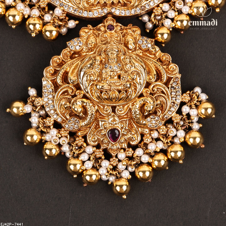 Short Necklace Premium Nakshi