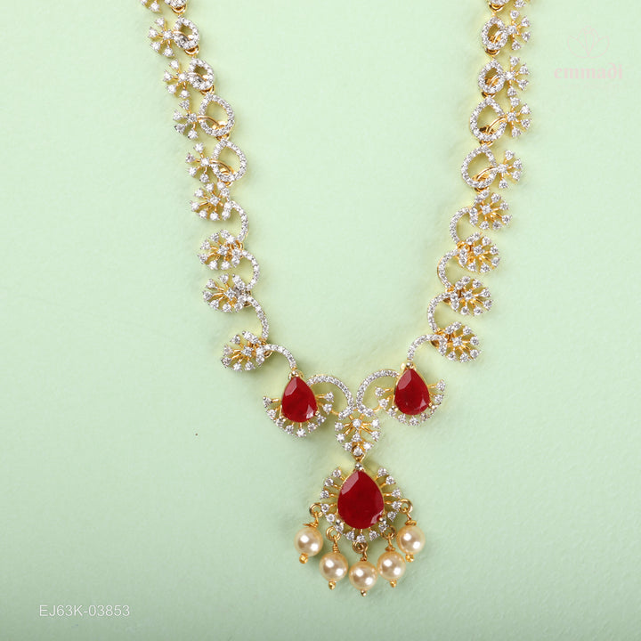 Long Necklace Premium Cz