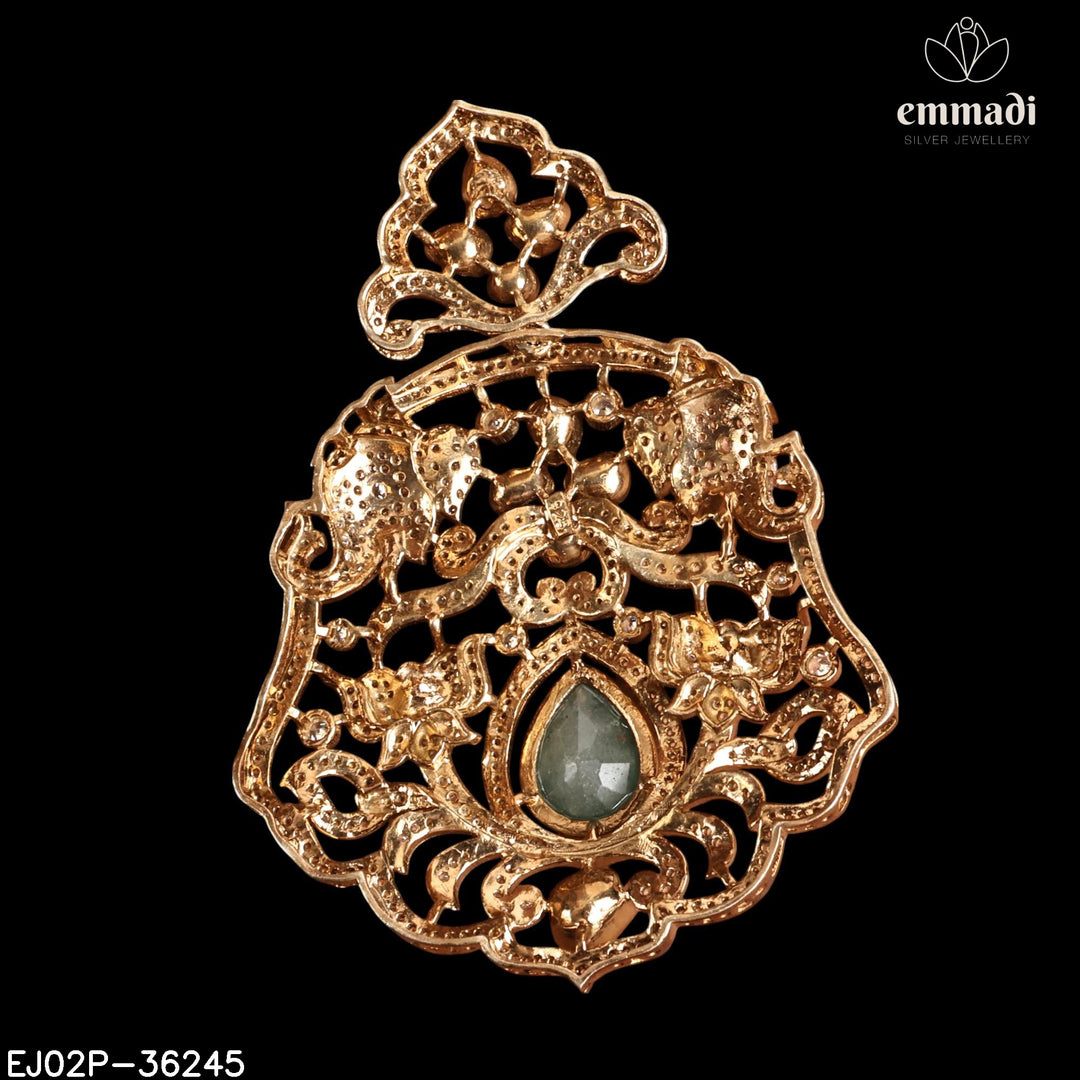 Pendant Brouch Moissanite