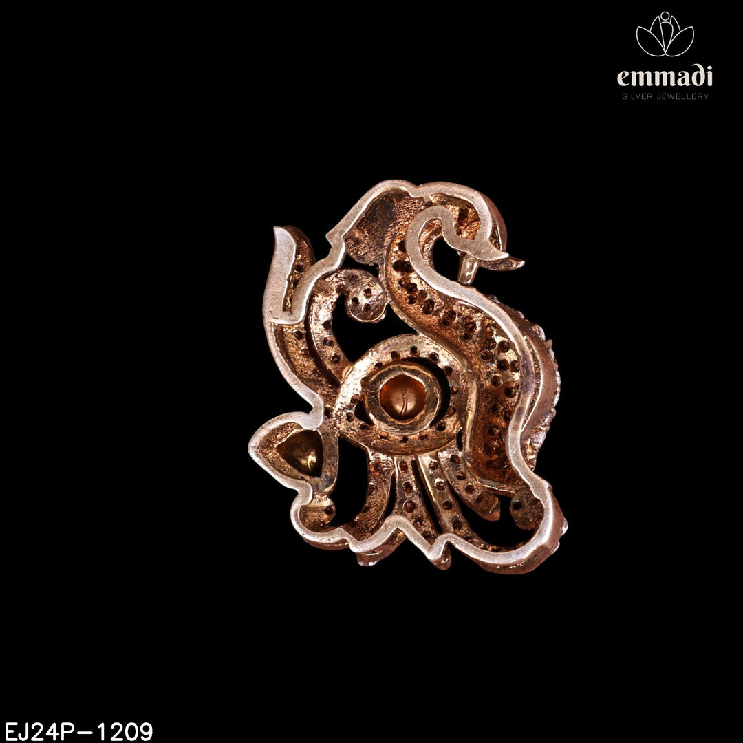 Pendant Brouch Moissanite