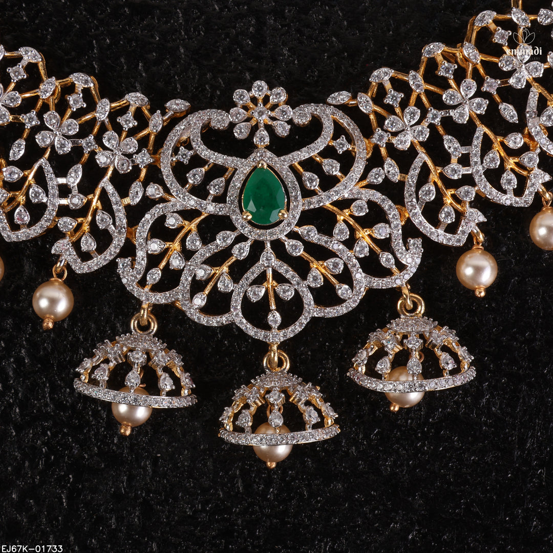 Short Necklace Premium Cz