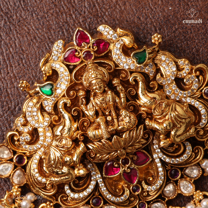 Pendant Premium Kundan Nakshi