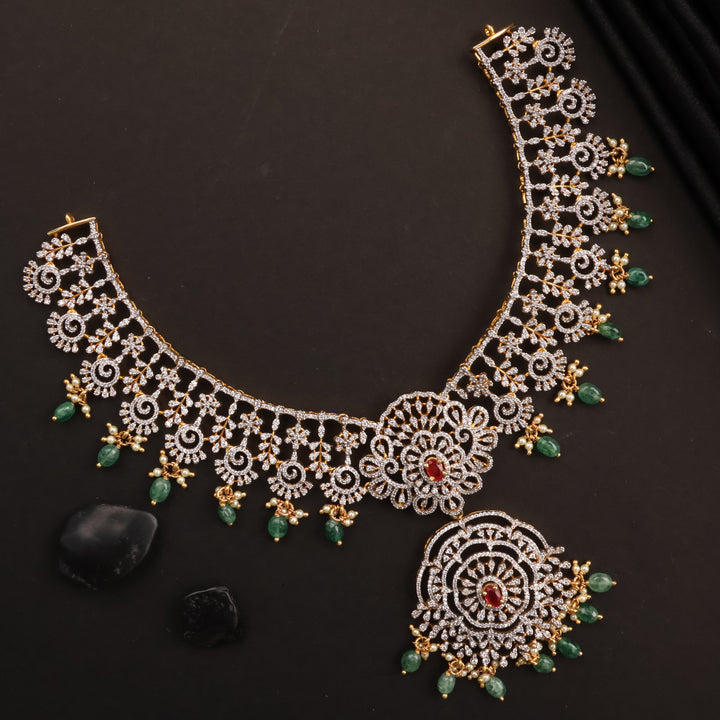 Short Necklace Premium Cz