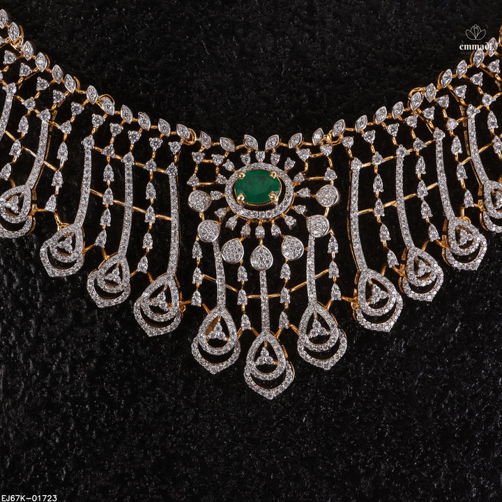 Short Necklace Premium Cz