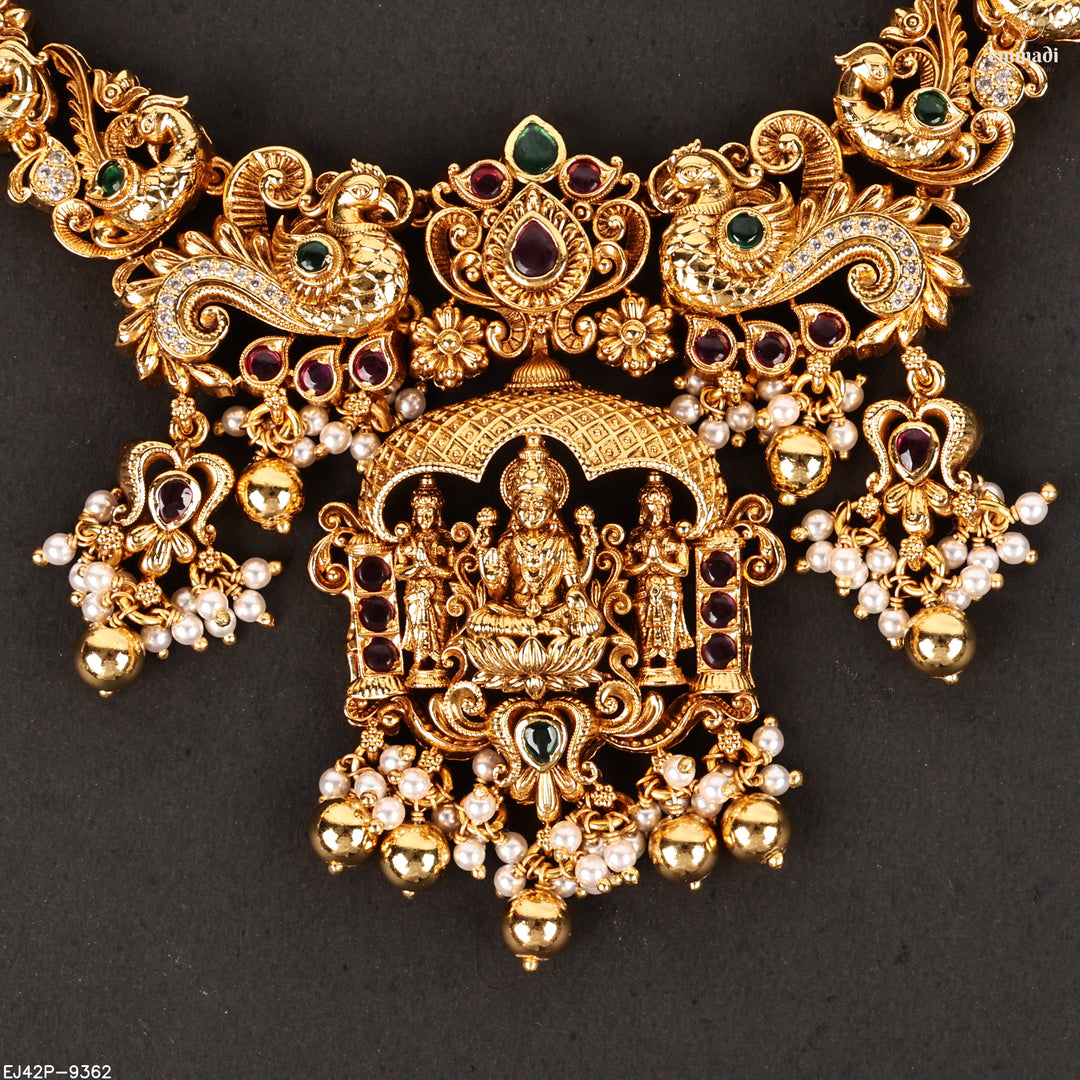 Short Necklace Premium Nakshi