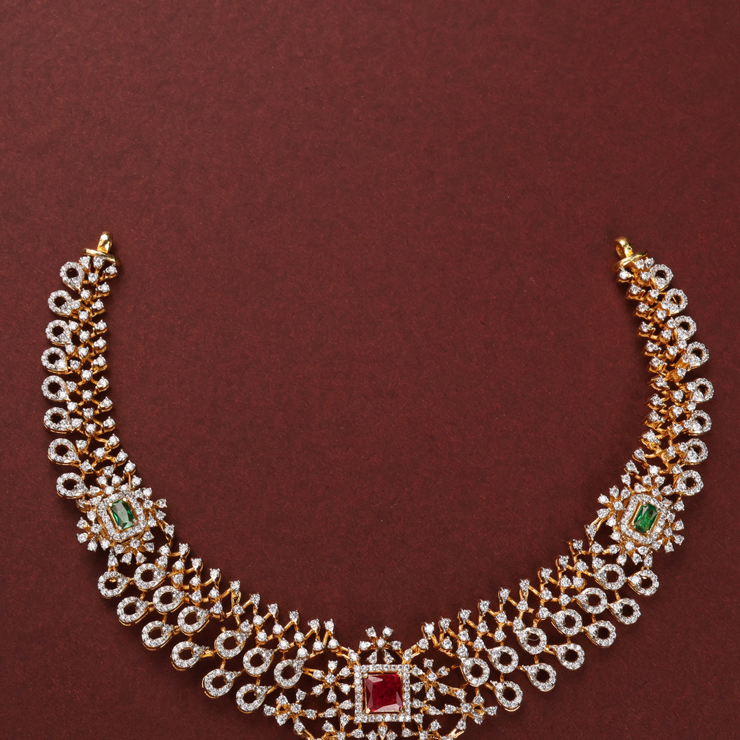 Short Necklace Premium Cz