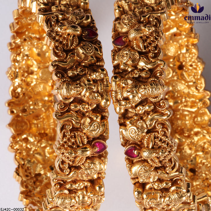 Bangles Premium Kundan Nakshi