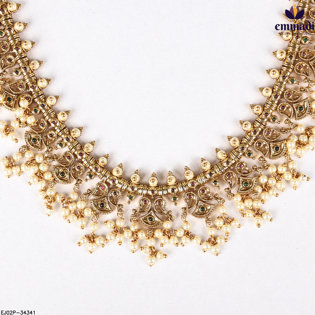 Long Necklace Nakshi