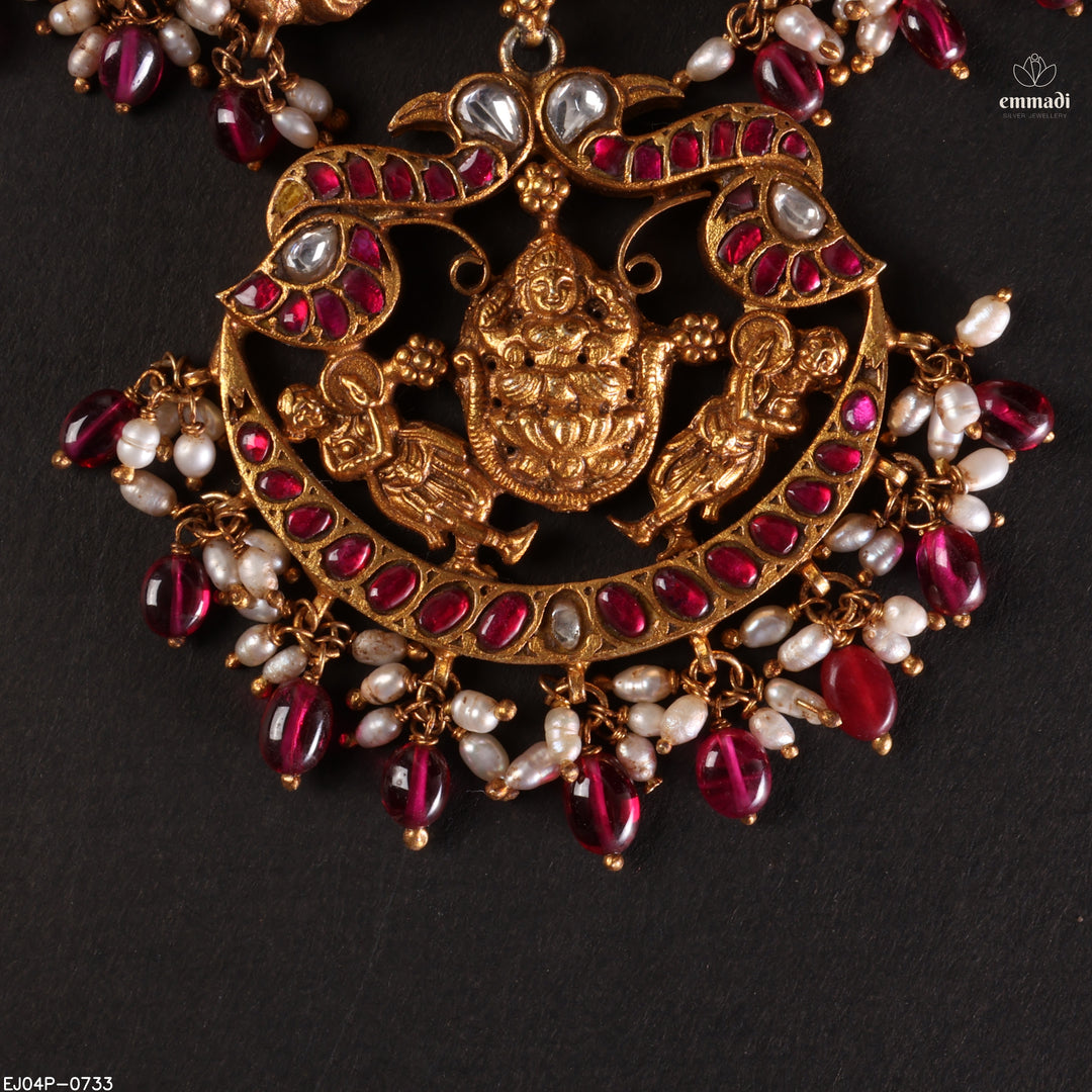 Short Necklace Kundan Nakshi