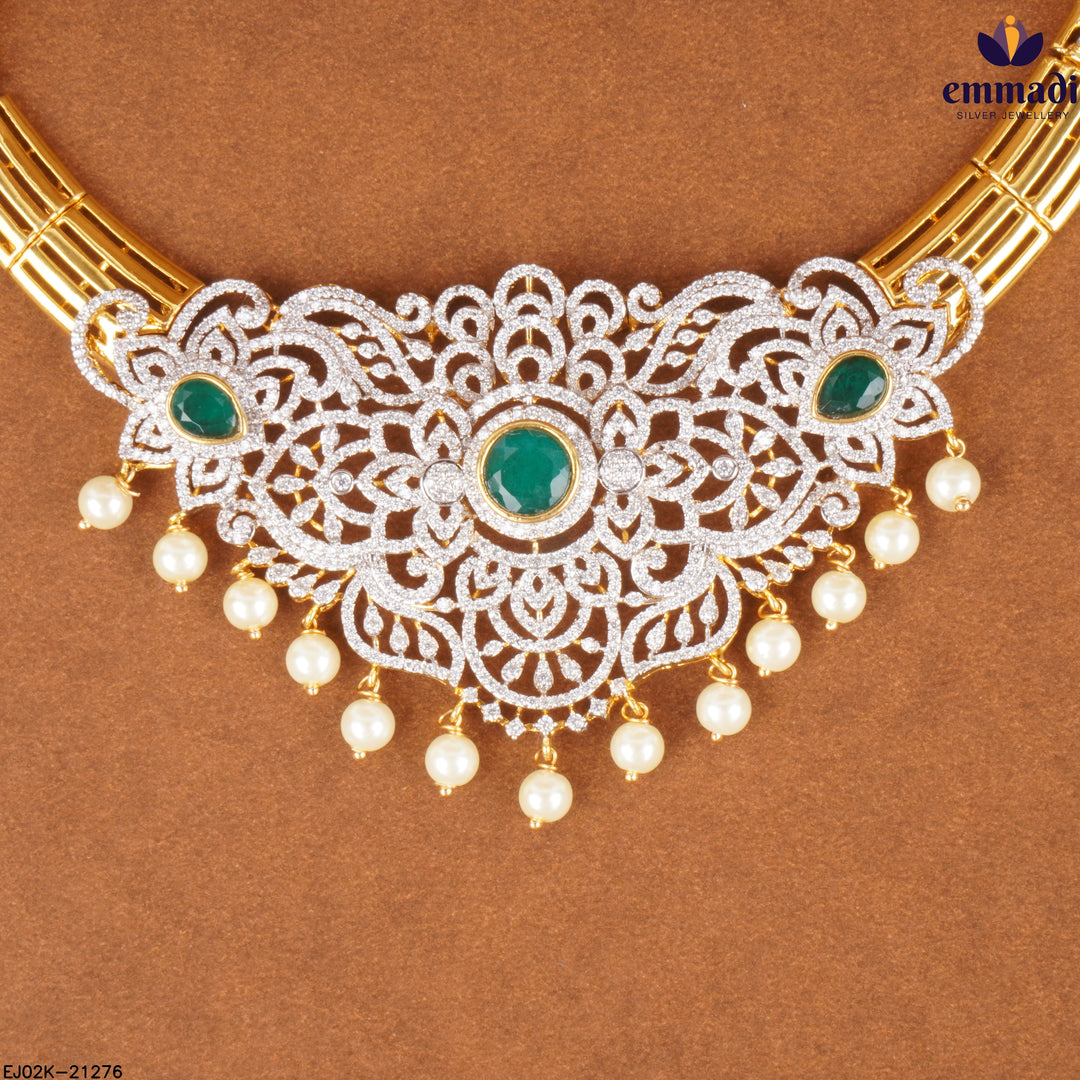 Short Necklace Premium Cz