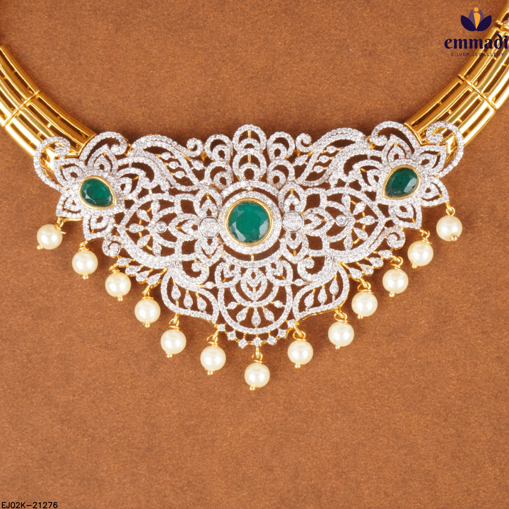 Short Necklace Premium Cz