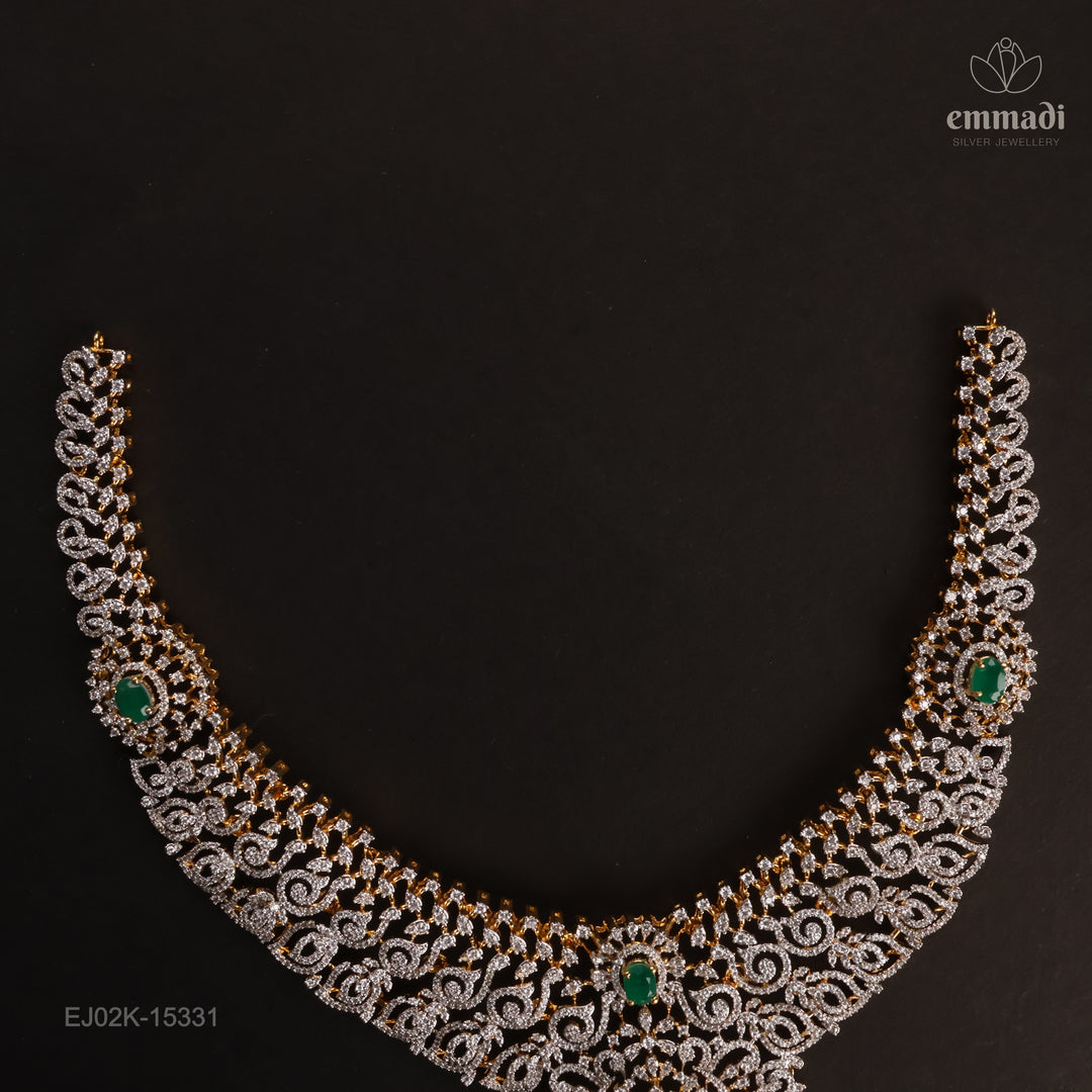 Short Necklace Premium Cz