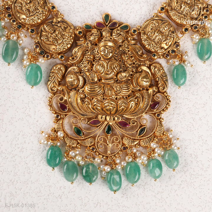 Long Necklace Kundan Nakshi