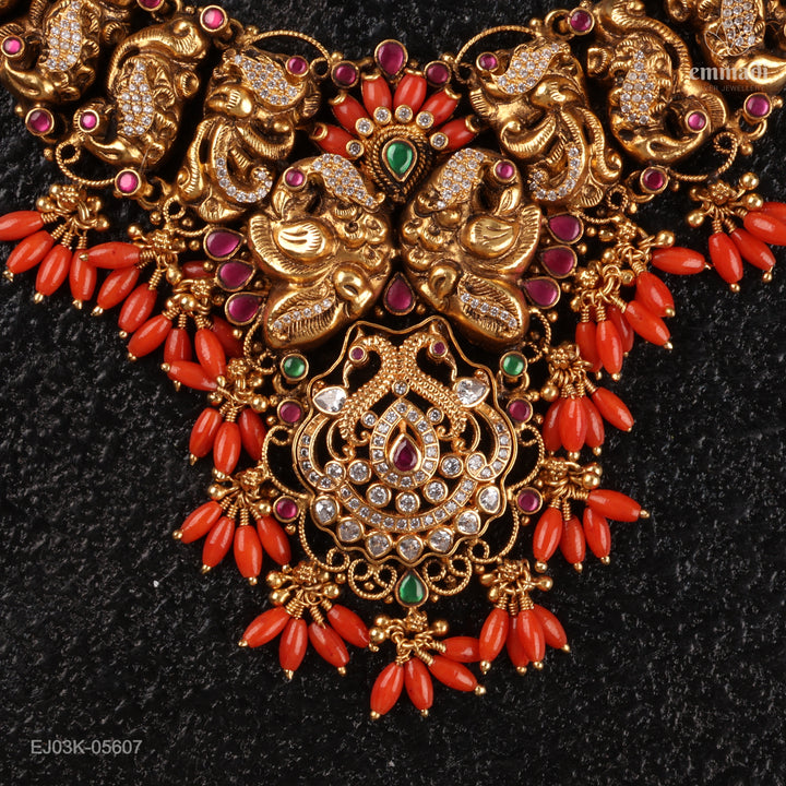 Short Necklace Kundan Nakshi