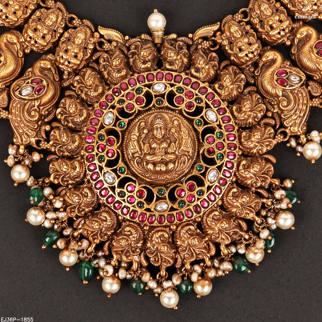 Short Necklace Kundan Nakshi