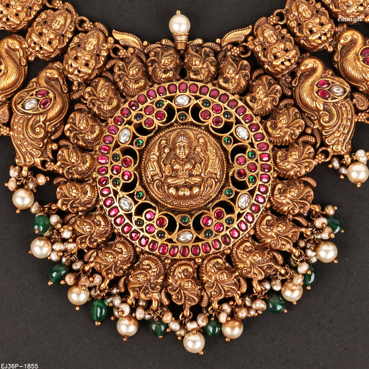 Short Necklace Kundan Nakshi