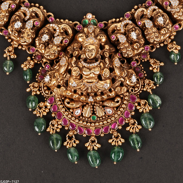Short Necklace Kundan Nakshi