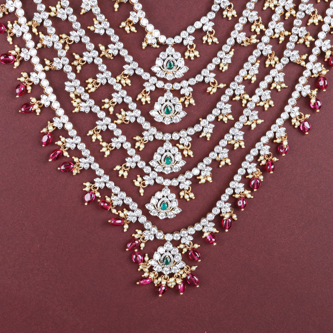 Long Necklace Premium Cz