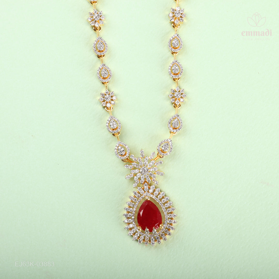 Long Necklace Premium Cz
