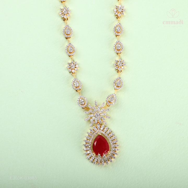 Long Necklace Premium Cz