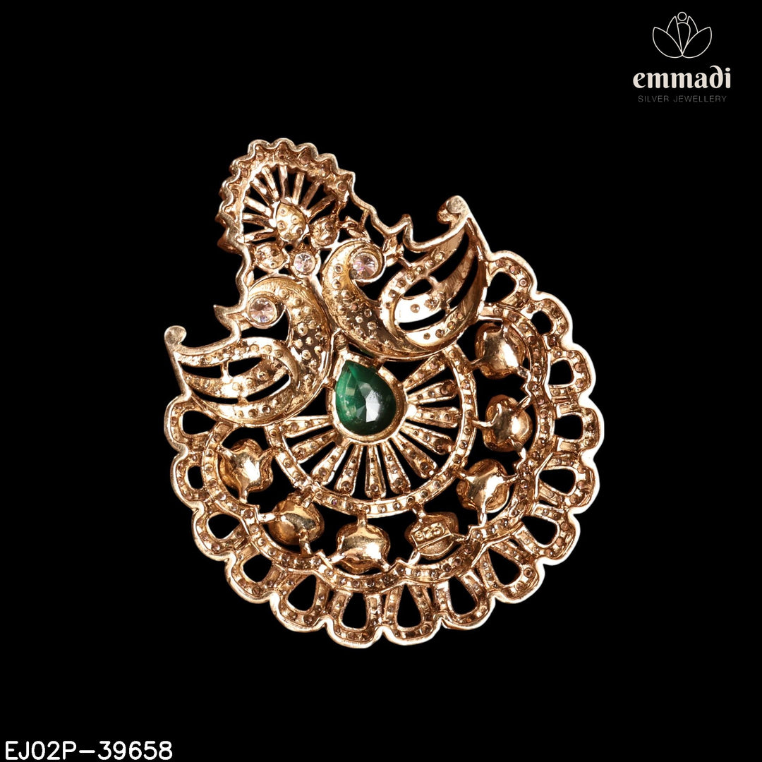 Pendant Brouch Moissanite