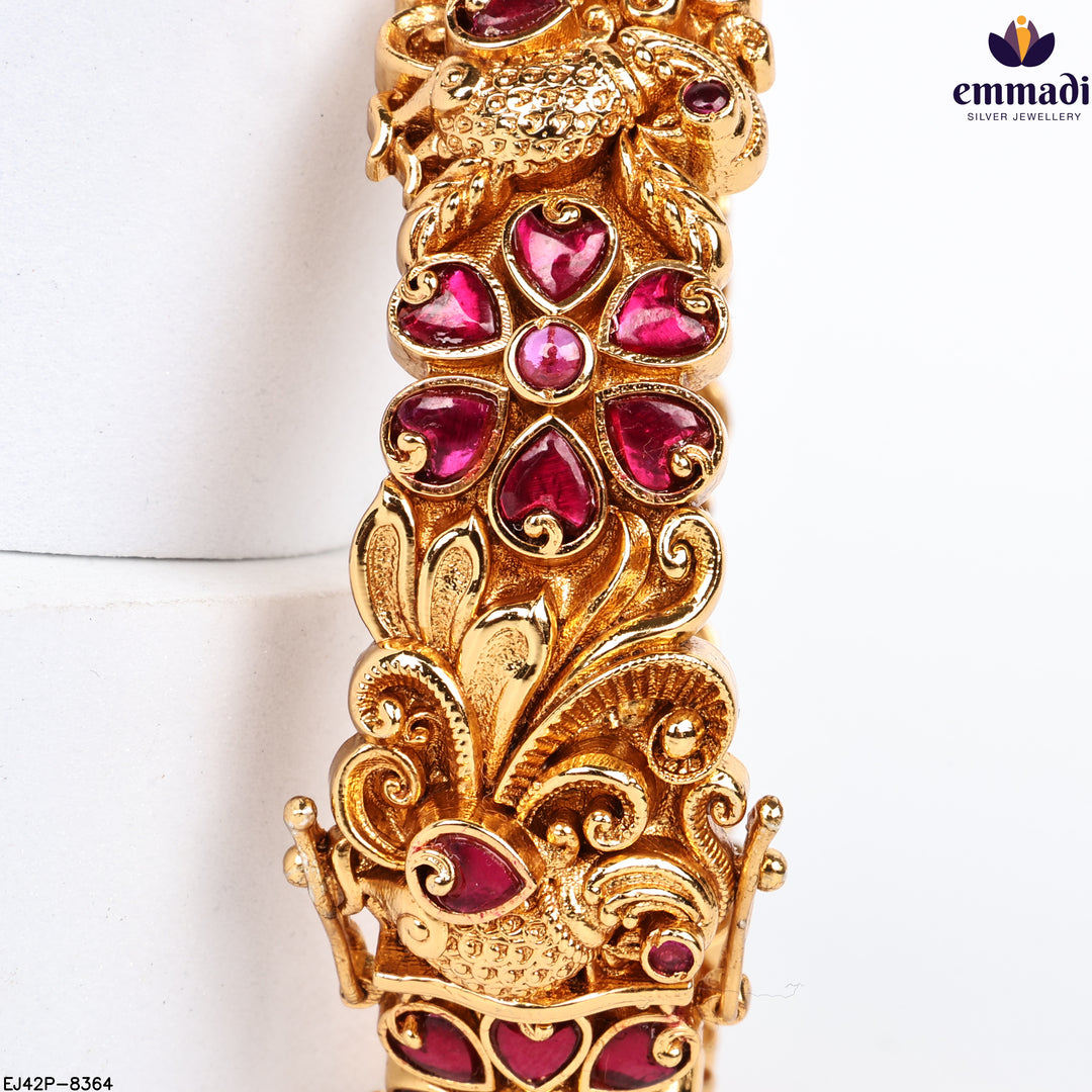 Bangles Premium Kundan Nakshi