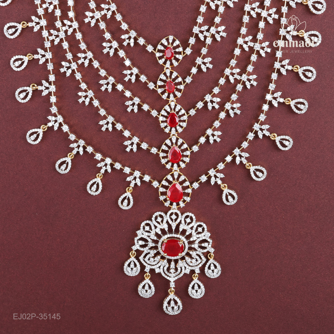 Long Necklace Premium Cz