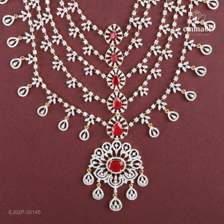 Long Necklace Premium Cz