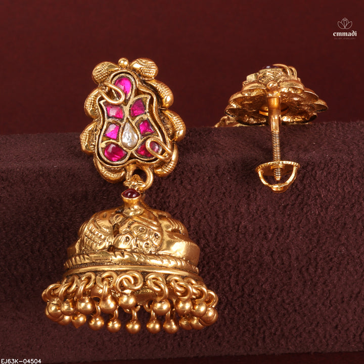 Jhumka Kundan Nakshi