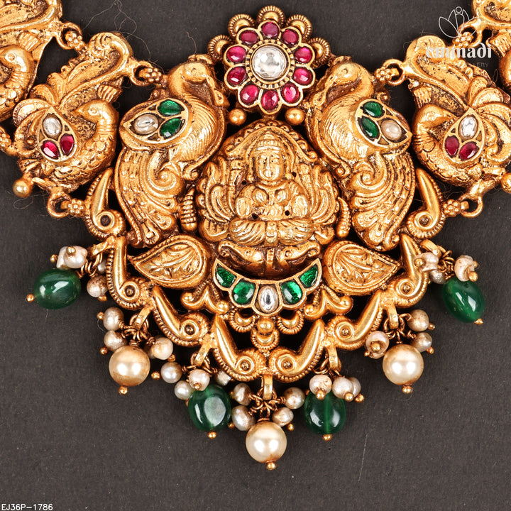 Short Necklace Kundan Nakshi