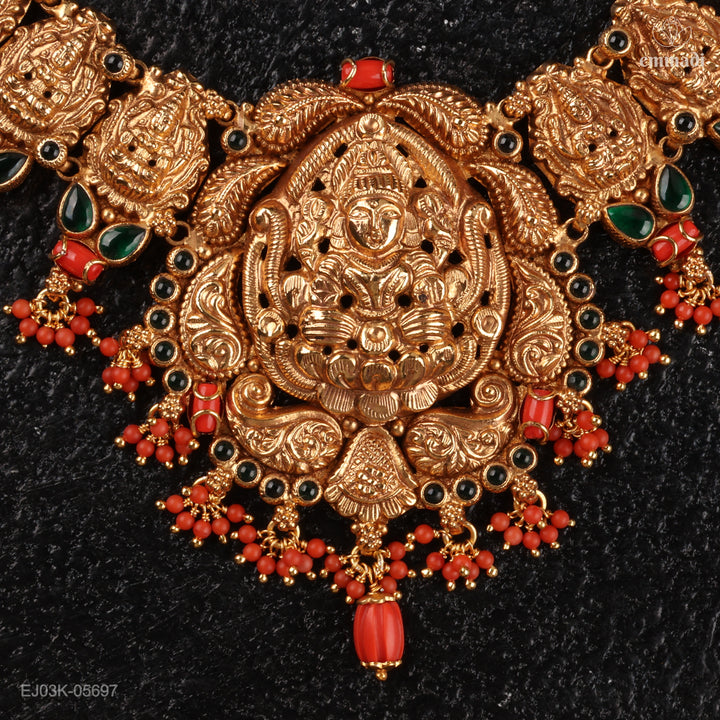 Short Necklace Kundan Nakshi