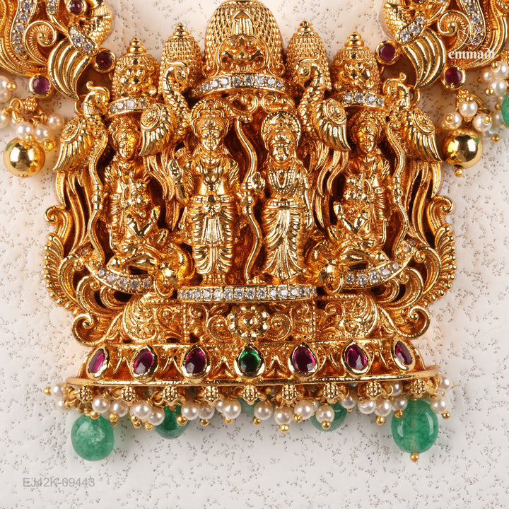 Short Necklace Premium Nakshi