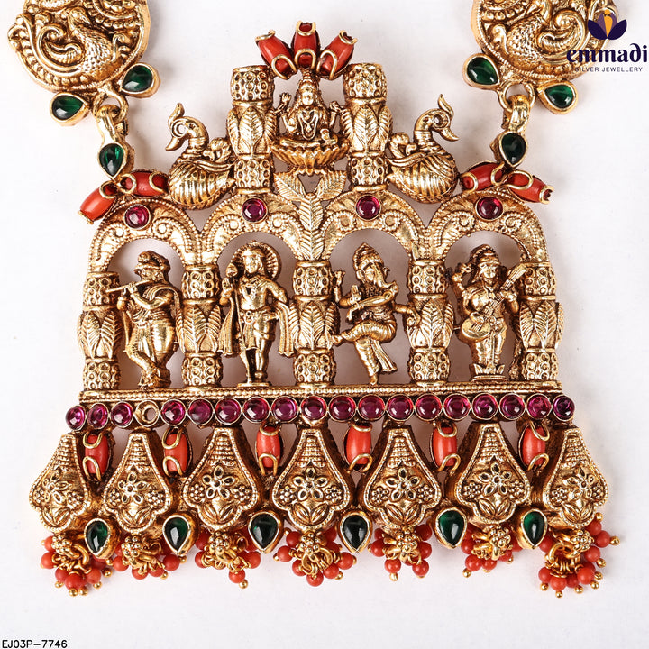 Long Necklace Kundan Nakshi
