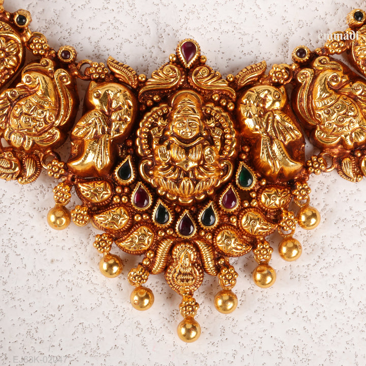 Short Necklace Kundan Nakshi