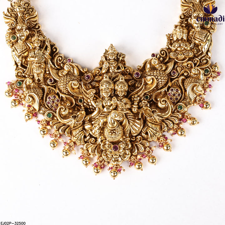 Long Necklace Premium Nakshi