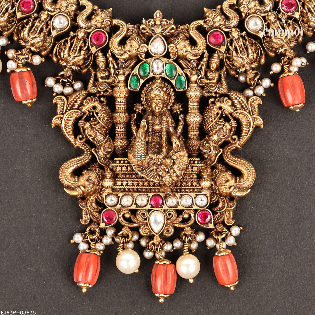 Short Necklace Kundan Nakshi