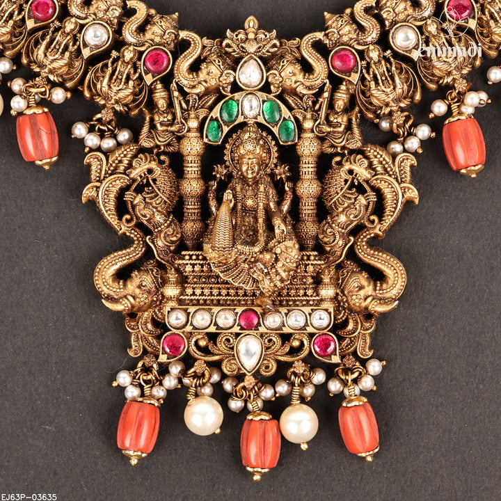 Short Necklace Kundan Nakshi