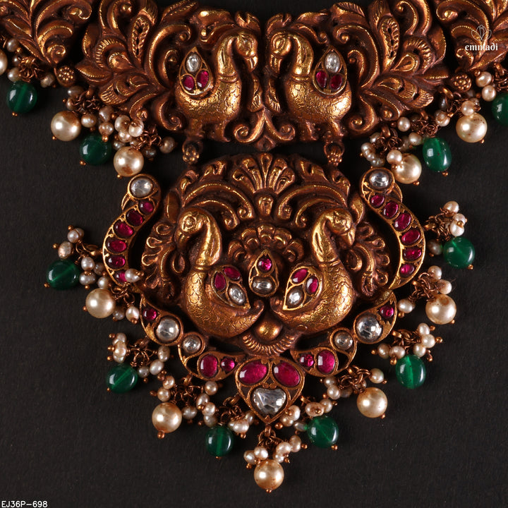 Short Necklace Kundan Nakshi
