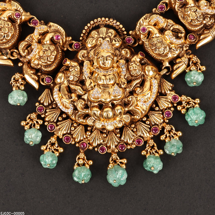 Short Necklace Kundan Nakshi