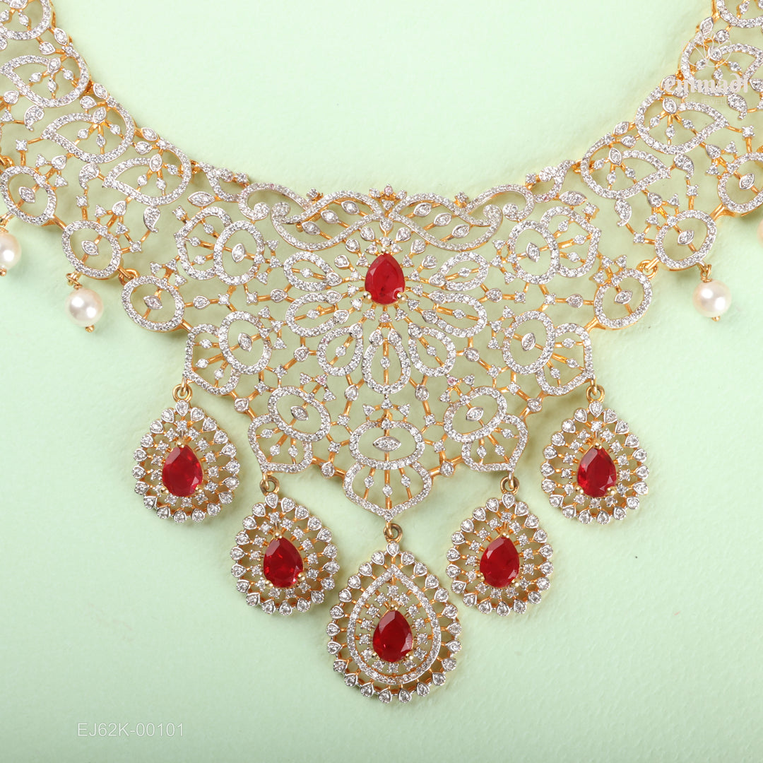 Long Necklace Premium Cz