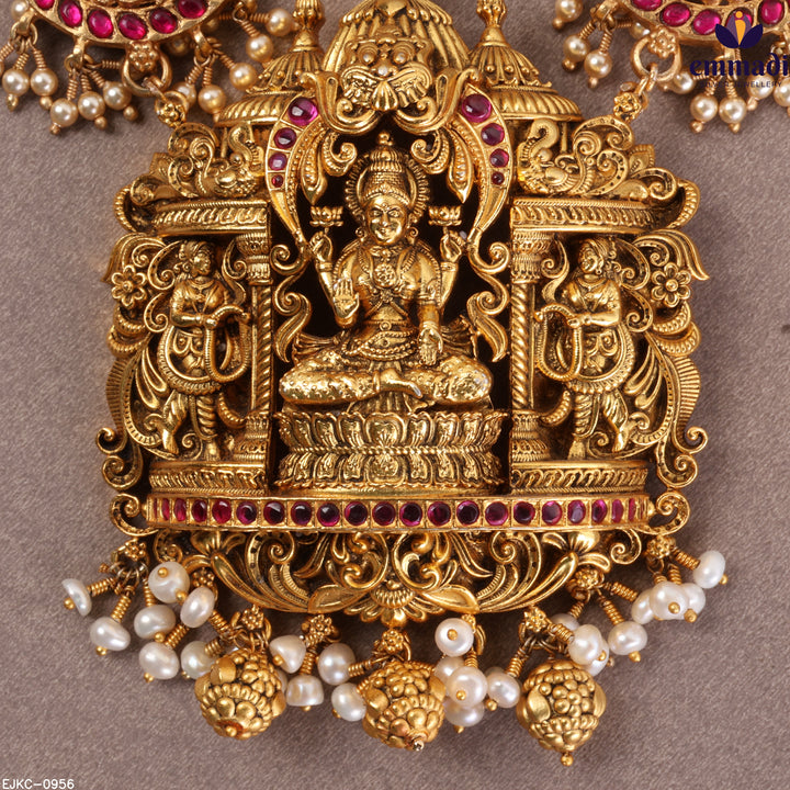 Long Necklace Kundan Nakshi