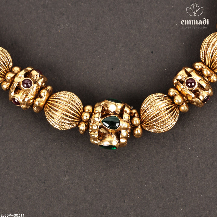 Short Necklace Kundan Nakshi