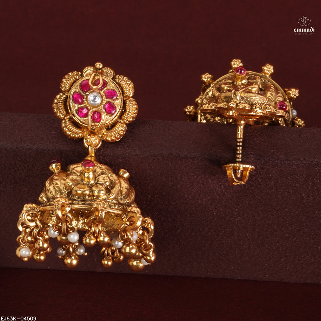 Jhumka Kundan Nakshi