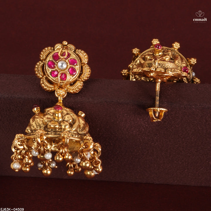 Jhumka Kundan Nakshi