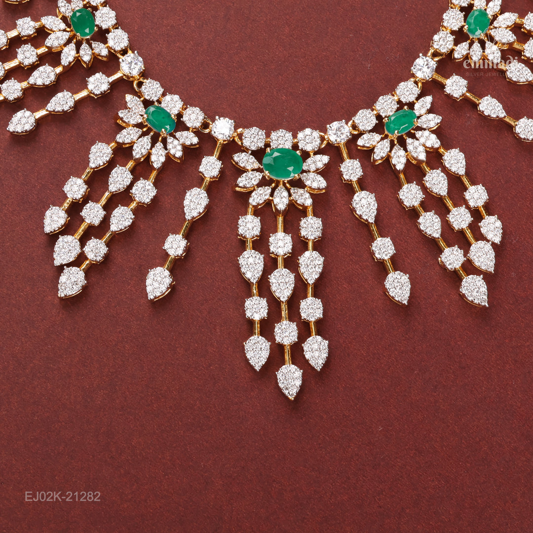 Short Necklace Premium Cz