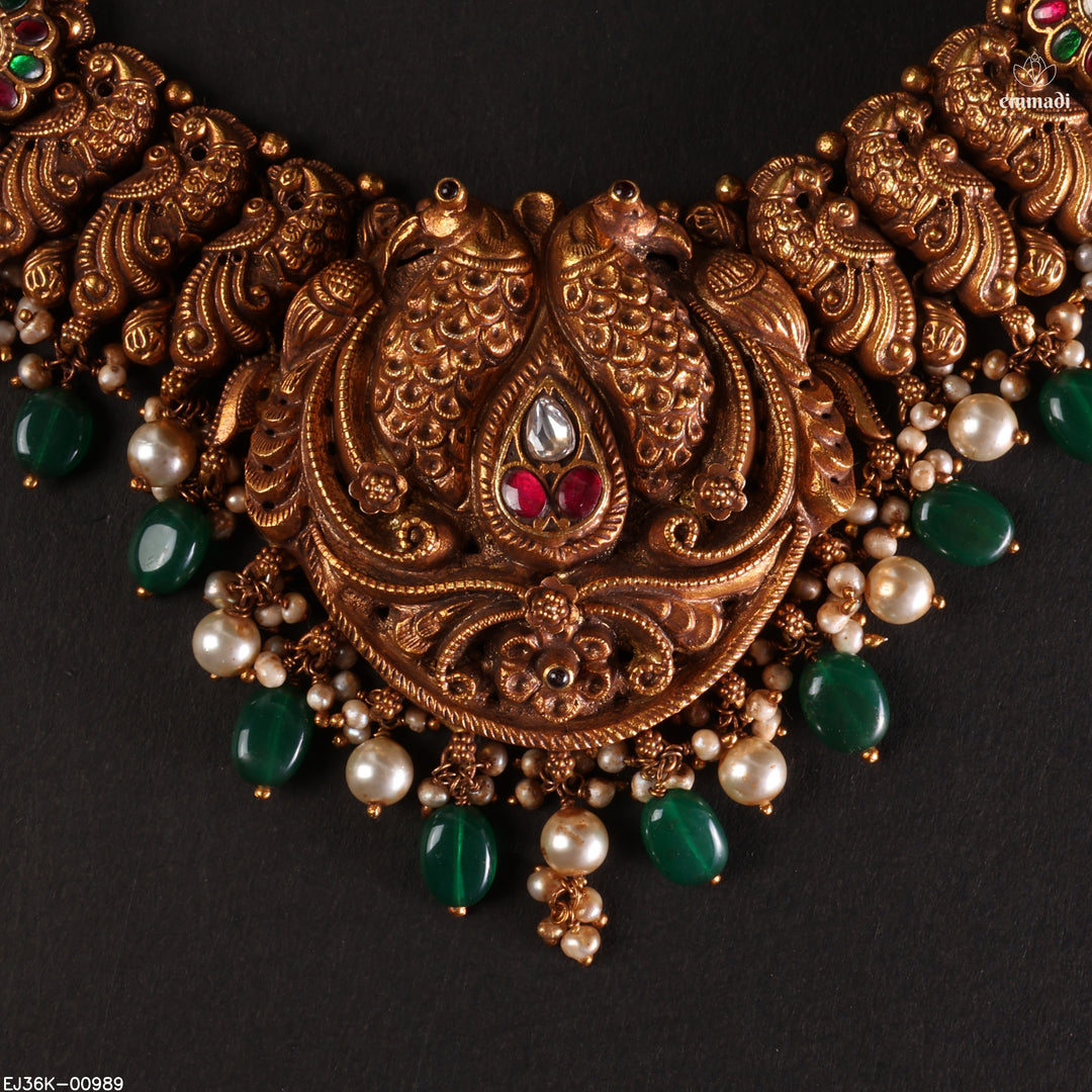 Short Necklace Kundan Nakshi