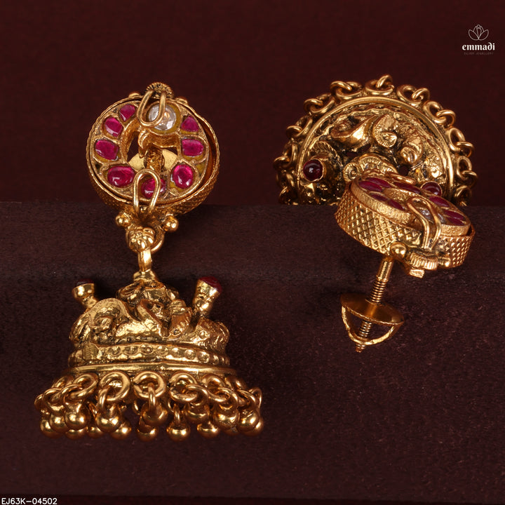 Jhumka Kundan Nakshi