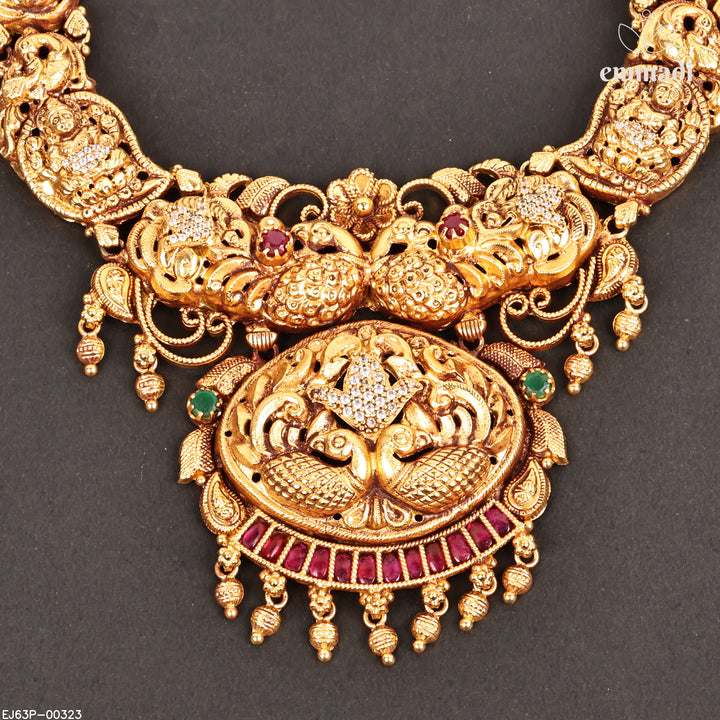 Short Necklace Kundan Nakshi