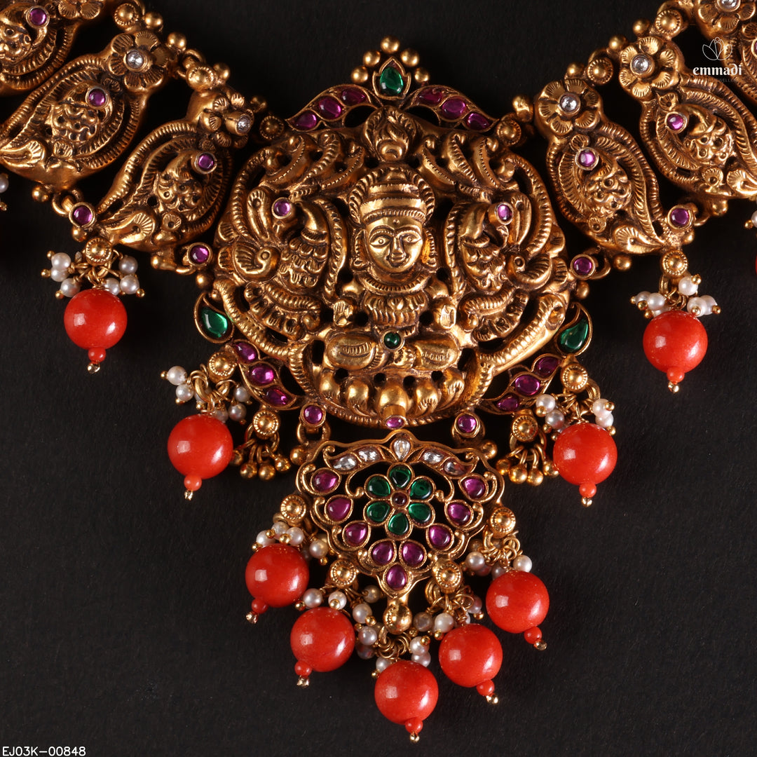 Short Necklace Kundan Nakshi